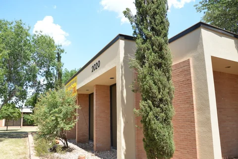 Angelo State University residence hall painting