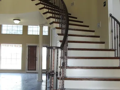 Interior staircase painting