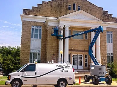 Municipal building exterior paint